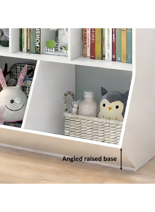 YY-ريشير رفوف تخزين ألعاب الأطفال، رف تخزين للأطفال بارتفاع 90 سم لغرفة اللعب، غرفة المعيشة، الفصل الدراسي، غرفة النوم - Image 4